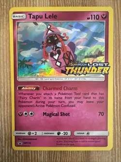 Tapu Lele SM152 Prerelease Promo HOLO RARE Lost Thunder Pokemon MP 2018 - Image 1