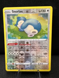 Snorlax 131 Reverse Holo Rare 185 Vivid Voltage Pokemon 2020 - Image 1