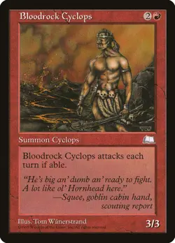MTG Bloodrock Cyclops Weatherlight #90 Regular Common Near Mint NM - Image 1