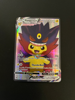 Mega Gengar Pikachu Cosplay Pokemon Custom FAN ART Card. US SELLER. Gengar - Image 1