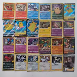 Pokemon Celebrations 25TH Near COMPLETE set 24/25 Holo Card Bundle Stamped MINT - Image 2