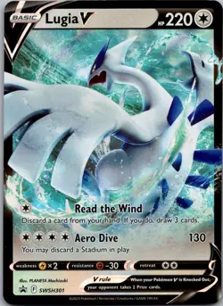 Lugia V Holo Promo SWSH: Sword & Shield Promo Cards SWSH301 NM - Image 1