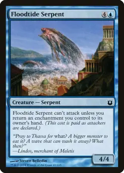 MTG Floodtide Serpent Born of the Gods 041/165 Regular Common Near Mint NM - Image 1