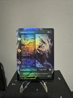 Summon: Fenrir (Borderless) Final Fantasy Foil - Image 1