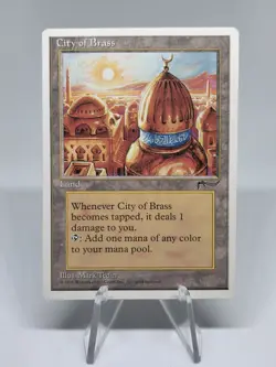 Magic The Gathering TCG City of Brass Chronicles Regular Vintage MTG 1995 Rare! - Image 1