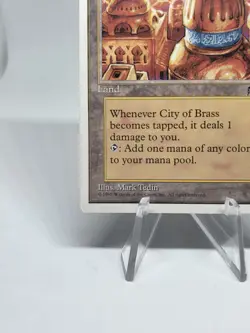Magic The Gathering TCG City of Brass Chronicles Regular Vintage MTG 1995 Rare! - Image 4