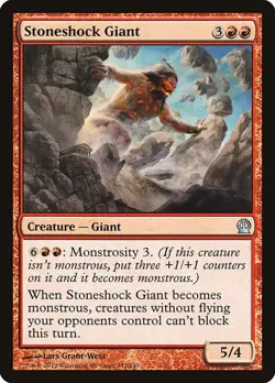 MTG Stoneshock Giant Theros 142/249 Regular Uncommon Near Mint NM - Image 1