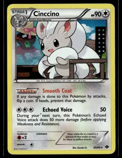 Cinccino 85/99 Next Destinies Rare Holo Pokemon - Image 1