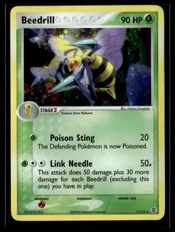 Beedrill 1/112 FireRed & LeafGreen Rare Holo Pokemon - Image 1