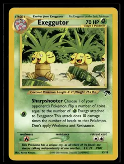 Exeggutor 13/18 Southern Islands Pokemon - Image 1