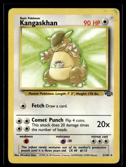 Kangaskhan 21/64 Jungle Rare Pokemon - Image 1