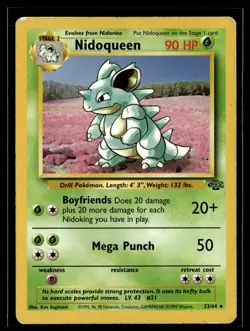 Nidoqueen 23/64 Jungle Rare Pokemon - Image 1