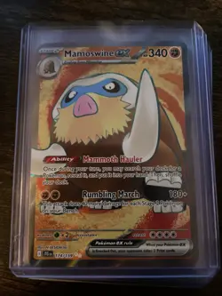 Mamoswine EX 174/159 Journey Together Pokemon TCG Holo Ultra Rare - Image 1