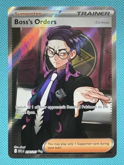 Pokemon Boss's Orders Corbeau Full Art 256/217 ME: Ascended Heroes Near Mint - Image 1