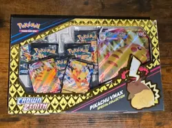 Pokemon TCG: Crown Zenith Special Collection – Pikachu VMAX - Brand New & Sealed 820650851889 - Image 1