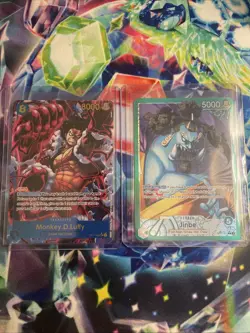 Reserved Custom One Piece Card Lot of 2 Alt Art Luffy And Jinbe - Image 1