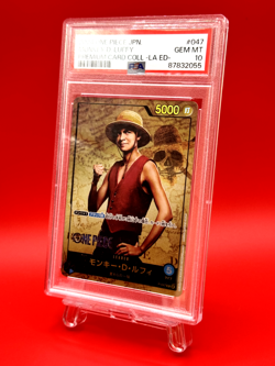 One Piece Card Game - Monkey D. Luffy P-047 Premium Bandai Japanese PSA 10 - Image 1