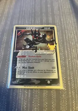 Greninja Gold Star Celebrations Promo SWSH144 Pokemon Card - Image 4