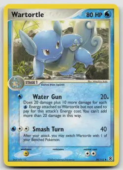 Pokemon Card Wartortle Uncommon FireRed & LeafGreen 50/112 - Image 1