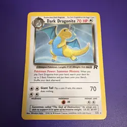 Pokemon Dark Dragonite Holo Rare TCG Card 5/82 Mint Condition - Image 1