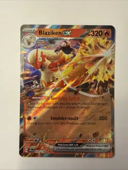 Blaziken EX 024/159 Double Rare 2025 Pokemon Journey Together Card NM - Image 1