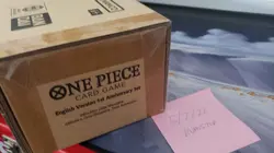Sealed 1st Anniversary Set English Box Premium Bandai One Piece Card Game - Image 1
