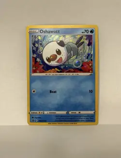 Oshawott - (Cosmo Holo) SWSH222 SWSH: Sword & Shield Promo Card NM Pokemon - Image 1