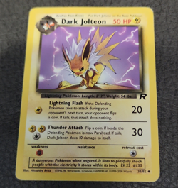 Pokemon Dark Jolteon 38/82 Team Rocket Regular Uncommon Card Heavily Played - Image 1