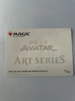 Koh, the Face Stealer Art Card [Avatar: The Last Airbender Art Series] MTG - Image 2