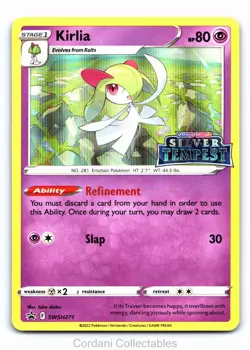 Kirlia SWSH271 - SWSH Black Star Promo - Prerelease Pokemon Card - Image 1