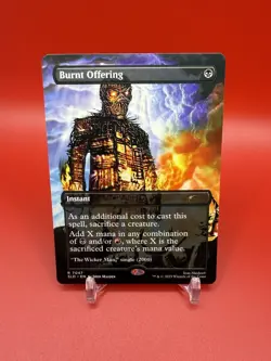 MTG Burnt Offering 7047 Secret Lair Drop Series Bonus Iron Maiden Album Art NM - Image 1