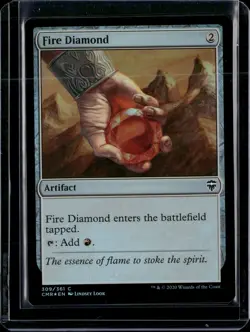 Fire Diamond - 309 - Foil - CMR - NM - MTG Magic the Gathering - Image 1