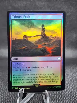 MTG - [FOIL] Tainted Peak - Fallout - Image 1