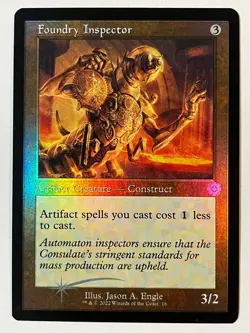 Foundry Inspector The Brothers' War: Retro Frame Artifacts Foil MTG NM - Image 1