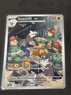 Pokemon TCG Temporal Forces Excadrill Illustration Rare Full Art 174/162 NM - Image 2