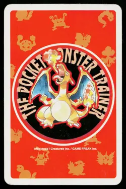 Magnemite 5 of Diamonds Pokemon Red Playing Card Damaged - Image 2