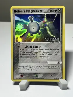 Holon's Magnemite 70/113 EX Delta Species Stamped Reverse Holo Pokemon Lp-mP - Image 1