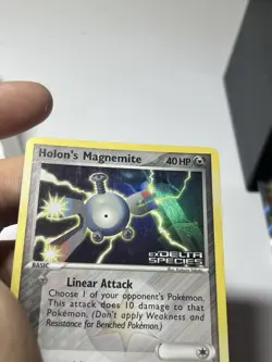 Holon's Magnemite 70/113 EX Delta Species Stamped Reverse Holo Pokemon Lp-mP - Image 2
