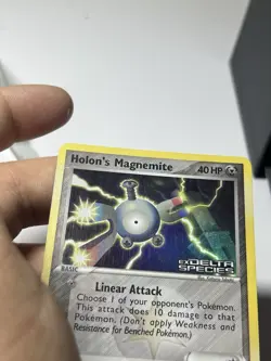 Holon's Magnemite 70/113 EX Delta Species Stamped Reverse Holo Pokemon Lp-mP - Image 4