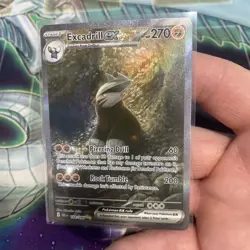 Excadrill EX 168/086 Black Bolt Sir Pokemon TCG Card Near Mint Condition - Image 2