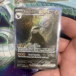 Excadrill EX 168/086 Black Bolt Sir Pokemon TCG Card Near Mint Condition - Image 3