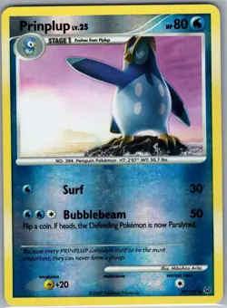 Prinplup 59/127 Reverse Holo Platinum - Pokemon Card - NM - Image 1