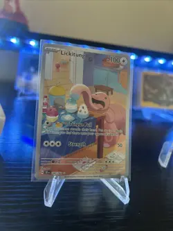 Pokemon TCG Lickitung Illustration Temporal Forces #180/162 Near Mint Condition - Image 1