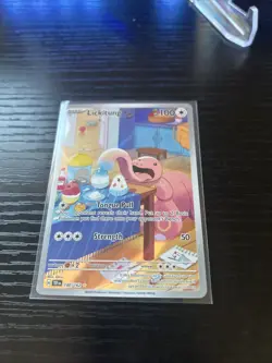 Pokemon TCG Lickitung Illustration Temporal Forces #180/162 Near Mint Condition - Image 4