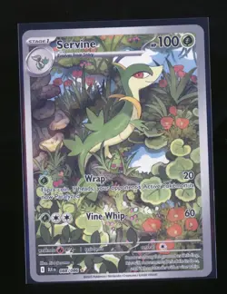 Servine 088/086 SV: Black Bolt Holo Rare Pokemon TCG NM - Image 1