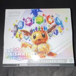 Pokemon TCG Scarlet & Violet Prismatic Evolutions Elite Trainer Box Eevee - Image 1
