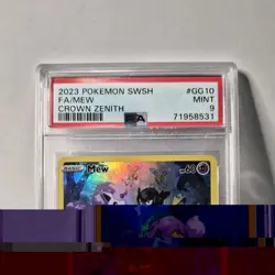 Pokemon Mew GG10/GG70 PSA 9 Full Art Holo Ultra Rare Crown Zenith GG - Image 1