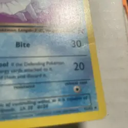 Pokemon Team Rocket Dark Vaporeon 45/82 LP Crease B - Image 2