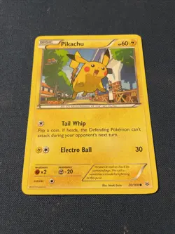 Pokemon TCG Pikachu 20/108 Promo -LP - Image 1