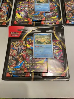 Pokemon Lot Of 10 Mega Evolution Psyduck 3-Pack Blisters SEALED - Image 2